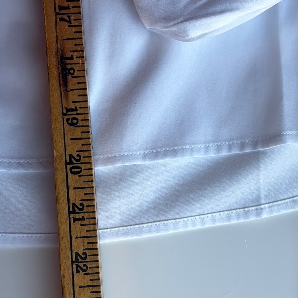 NWT Madewell White V neck Blouse Elegant and Timeless - Picture 9 of 10
